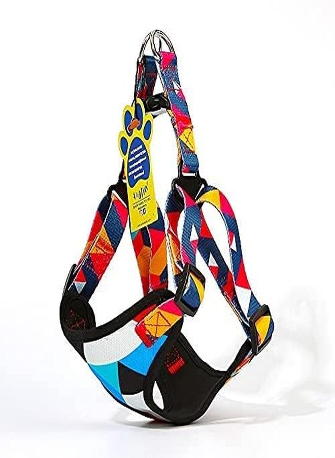 A+a Pets' Step in Harness for Dogs (L, Rainbow) - Image 2